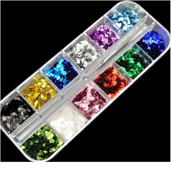 12colour/set nail holographic glitter sequins mixed powder dust sandy nail decorations nail art charms diy manicure tool jllstr, Silver;gold
12colour/set nail holographic glitter sequins mixed powder dust sandy nail decorations nail art charms diy manicure tool jllstr, Silver;gold