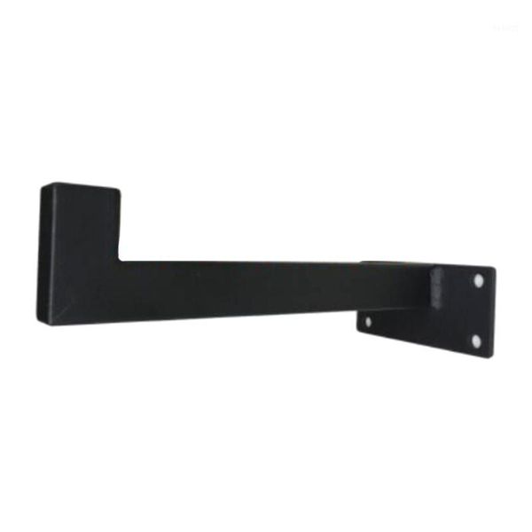 heavy duty rustic metal black shelf bracket for home office steampunk decor1