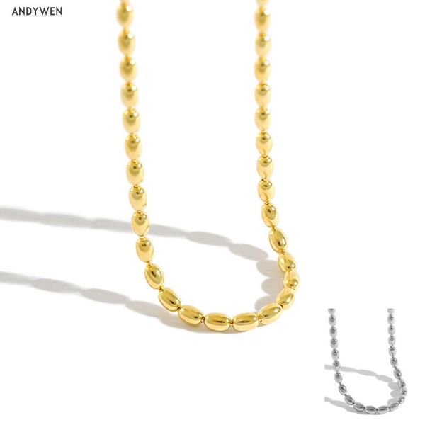 andywen 925 стерлинговые серебряные золотые бусины choker ожерелье роскошные высокое цена качество женщины роскошные ювелирные изделия для е, Silver
andywen 925 стерлинговые серебряные золотые бусины choker ожерелье роскошные высокое цена качество женщины роскошные ювелирные изделия для е, Silver
