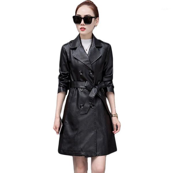 faux leather jacket women 2020 spring autumn new fashion korean slim show thin black plus size pu coats with belt feminina lr7681
faux leather jacket women 2020 spring autumn new fashion korean slim show thin black plus size pu coats with belt feminina lr7681