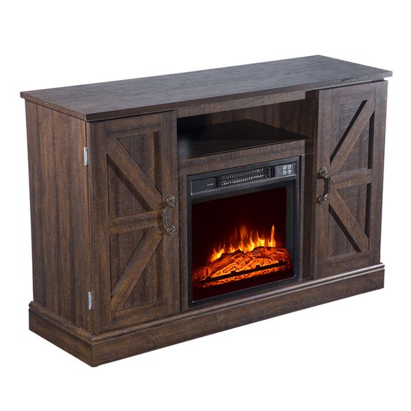 47 inch log brown fireplace tv cabinet 1400w indoor heater fake firewood with small remote control movement black
47 inch log brown fireplace tv cabinet 1400w indoor heater fake firewood with small remote control movement black
