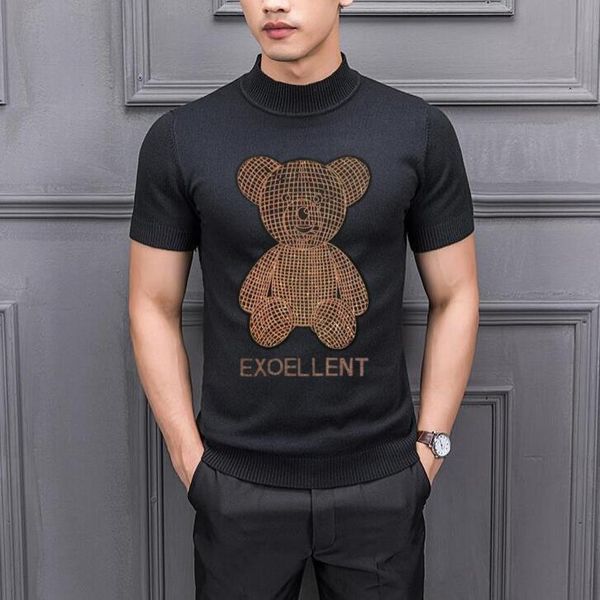 new man short sleeves thin design diamond 2021 fashion 0una, White;black
new man short sleeves thin design diamond 2021 fashion 0una, White;black