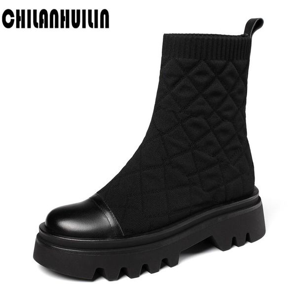 boots 2021 fashion stretch fabric ankle for women round toe autumn winter platform wedges shoes ladies, Black
boots 2021 fashion stretch fabric ankle for women round toe autumn winter platform wedges shoes ladies, Black