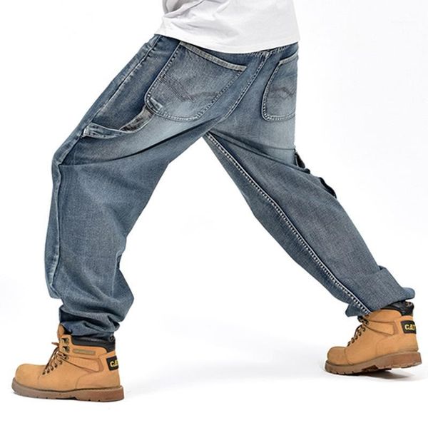 2020 new mens straight denim cargo pants biker jeans men baggy loose blue jeans with side pockets men1
2020 new mens straight denim cargo pants biker jeans men baggy loose blue jeans with side pockets men1