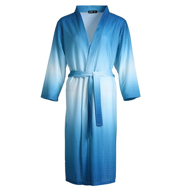 2021 new women's autumn spring long nightgown gradient color plus size female waffle slim v neck with sashes bathrobe ladies wxqy, Black;red
2021 new women's autumn spring long nightgown gradient color plus size female waffle slim v neck with sashes bathrobe ladies wxqy, Black;red