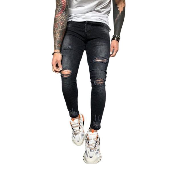 men's jeans mens solid color 2021 fashion slim pencil pants casual hole ripped design streetwear, Blue
men's jeans mens solid color 2021 fashion slim pencil pants casual hole ripped design streetwear, Blue
