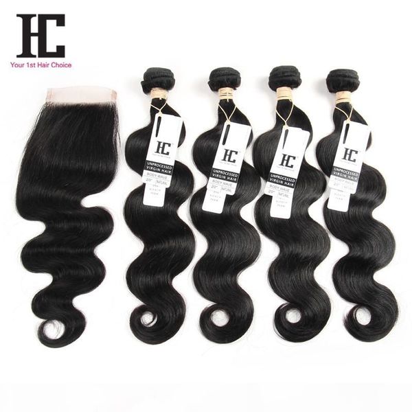 grade 7a virgin brazilian body wave hc hair 4pcs brazilian body wave human hair bundle with lace closure, Black
grade 7a virgin brazilian body wave hc hair 4pcs brazilian body wave human hair bundle with lace closure, Black