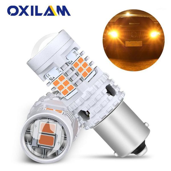 2pcs no hyper flash bau15s py21w 7507 led canbus 1156 p21w ba15s turn signal light bulb built-in resistor error amber lamp1