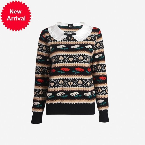 new fall 2021 back winter collar bow short floral pink nightgown elegant pullover temperament long sleeve iw05, White;black
new fall 2021 back winter collar bow short floral pink nightgown elegant pullover temperament long sleeve iw05, White;black