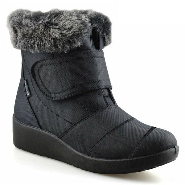 winter plush snow boots plush size hook warm ladies casual striped ankle boots fashion non-slip short, Black
winter plush snow boots plush size hook warm ladies casual striped ankle boots fashion non-slip short, Black