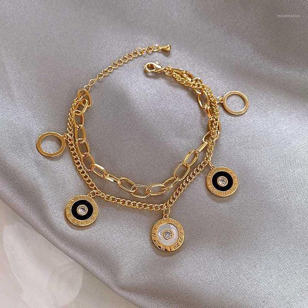 jewelry rose gold stainless steel roman numerals bracelets & bangles female charm crystal bracelet for women1, Golden;silver
jewelry rose gold stainless steel roman numerals bracelets & bangles female charm crystal bracelet for women1, Golden;silver