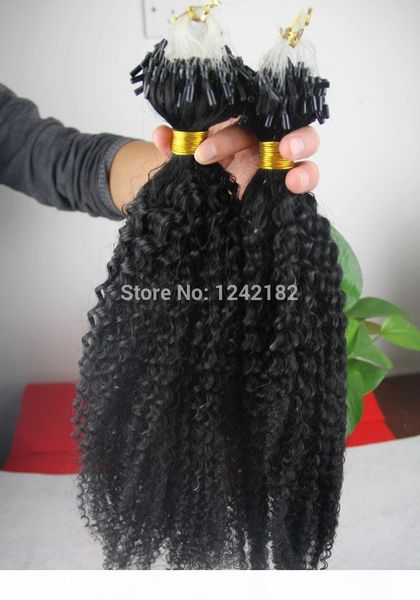 grade 6a unprocessed brazilian afro kinky curly virgin human hair natural black micro rings loop kinky hair 100g
grade 6a unprocessed brazilian afro kinky curly virgin human hair natural black micro rings loop kinky hair 100g