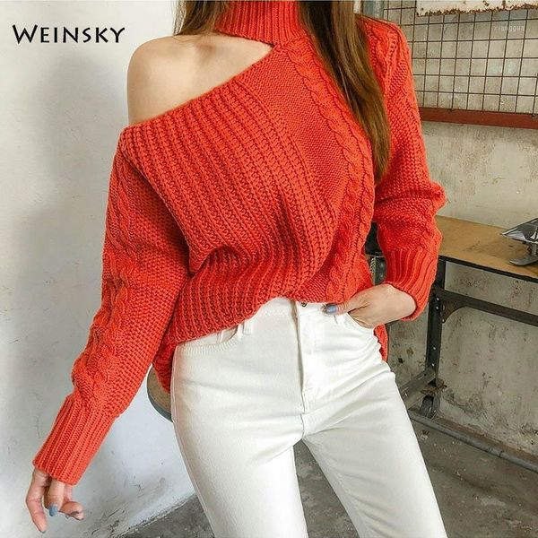 women turtleneck hole knitted sweater and pullovers korean fashion casual style female sweaters 2019 autumn and winter new 1, White;black
women turtleneck hole knitted sweater and pullovers korean fashion casual style female sweaters 2019 autumn and winter new 1, White;black