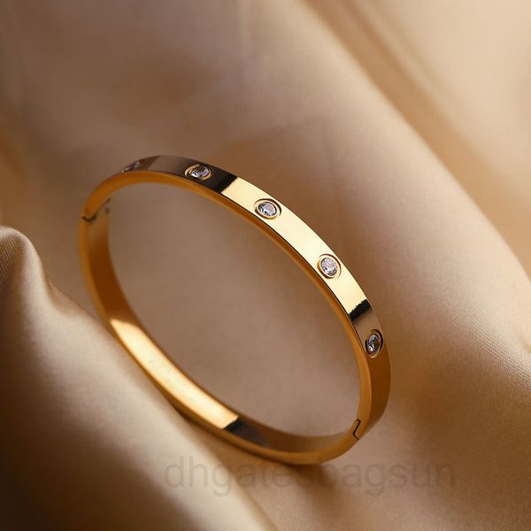 light luxury high-grade bracelet titanium steel 18k gold opening very simple style and fadeless card family's same ins trendy women, Black
light luxury high-grade bracelet titanium steel 18k gold opening very simple style and fadeless card family's same ins trendy women, Black