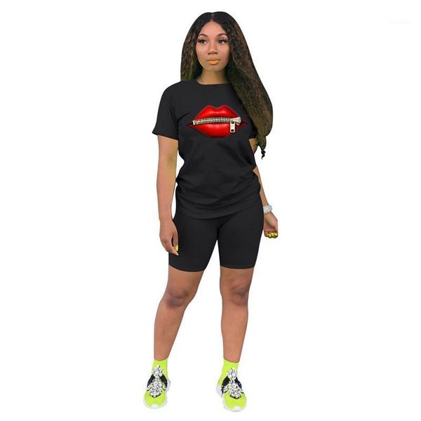 women's tracksuits red lip zipper print 2 piece set tracksuit women clothes biker shorts sweat suits summer outfits matching sets sport, Gray
women's tracksuits red lip zipper print 2 piece set tracksuit women clothes biker shorts sweat suits summer outfits matching sets sport, Gray