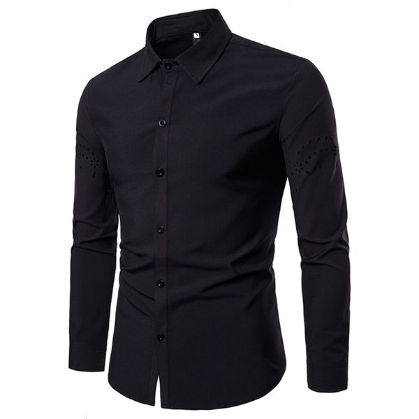 men's foreign trade autumn and winter models solid color large body first hollow design men's lonel shirtg-sleeved lap, Black;green
men's foreign trade autumn and winter models solid color large body first hollow design men's lonel shirtg-sleeved lap, Black;green
