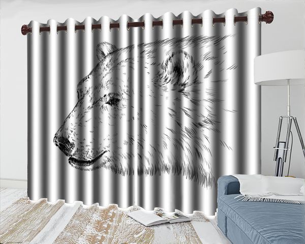 3d curtain bedroom 3d cartoon animal modern curtain ferocious bear head interior decoration practical 3d blackout curtains
3d curtain bedroom 3d cartoon animal modern curtain ferocious bear head interior decoration practical 3d blackout curtains