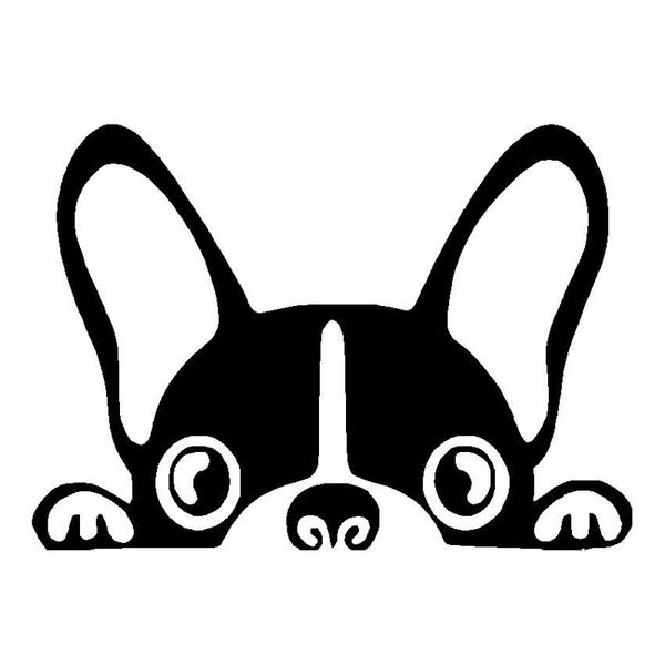 15.2*10.8cm boston terrier dog vinyl decal cute funny peep animal car tail decorative stickers black/sliver c6-1034
15.2*10.8cm boston terrier dog vinyl decal cute funny peep animal car tail decorative stickers black/sliver c6-1034