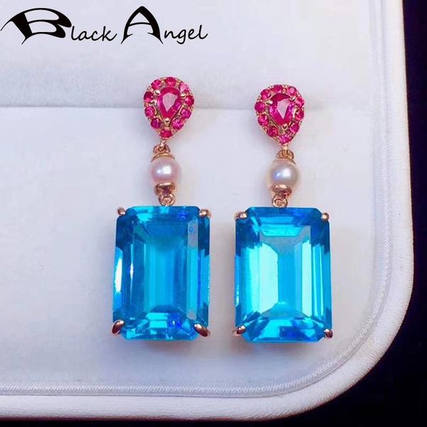 dangle & chandelier black angel 2021 luxury princess square blue z pearl drop earrings for women red corundum fashion jewelry wedding gi, Silver
dangle & chandelier black angel 2021 luxury princess square blue z pearl drop earrings for women red corundum fashion jewelry wedding gi, Silver