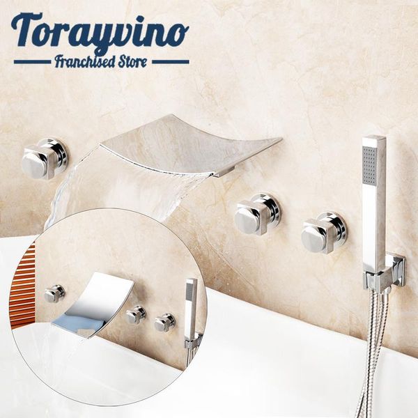 torayvino creative toilet shower faucet set 5 pcs polished chrome wall mounted torneira waterfall bathroom cabinet mixer faucets1
torayvino creative toilet shower faucet set 5 pcs polished chrome wall mounted torneira waterfall bathroom cabinet mixer faucets1