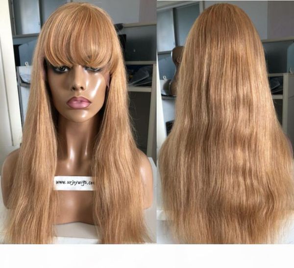 9a grade popular honey blonde full lace wigs with bang 100 malaysian virgin hair human hair lace front wigs with fridge ing, Black;brown
9a grade popular honey blonde full lace wigs with bang 100 malaysian virgin hair human hair lace front wigs with fridge ing, Black;brown