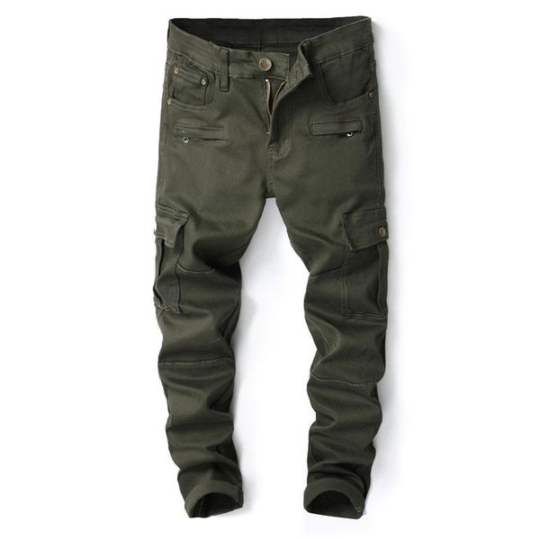 army green байкер джинсы мужские slim fit заплатки stretch джинсовые брюки multi-карман брюк # 8009, Blue
army green байкер джинсы мужские slim fit заплатки stretch джинсовые брюки multi-карман брюк # 8009, Blue