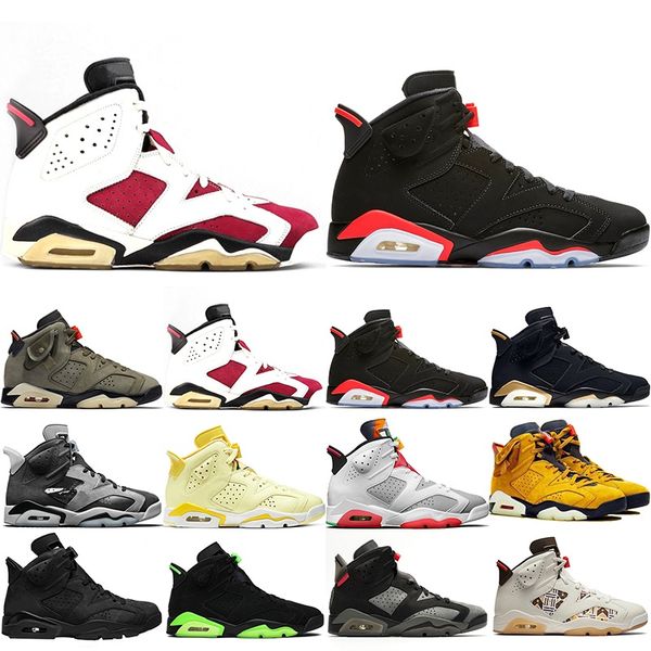 jumpma 6 men basketball shoes 6s dmp carmine tech chrome hare mens trainers outdoor athletic sport sneaker size 40-47, White;red
jumpma 6 men basketball shoes 6s dmp carmine tech chrome hare mens trainers outdoor athletic sport sneaker size 40-47, White;red