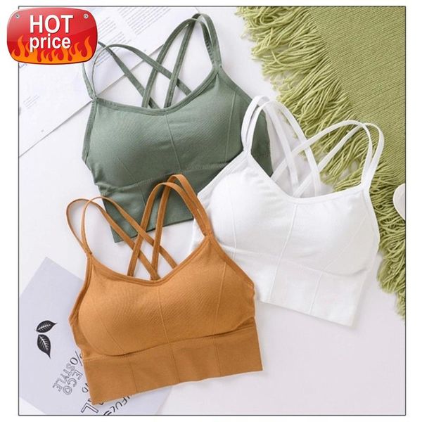 sports vest women beauty back padded shock-proof sports bra gathering high-intensity yoga bra cotton underwear fitness #ii2b, White
sports vest women beauty back padded shock-proof sports bra gathering high-intensity yoga bra cotton underwear fitness #ii2b, White