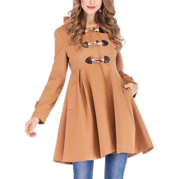 women's jackets women winter jacket ladies horn buckle warm faux splice zipper hooded coat outerwear oversize windbreaker, Black;brown
women's jackets women winter jacket ladies horn buckle warm faux splice zipper hooded coat outerwear oversize windbreaker, Black;brown