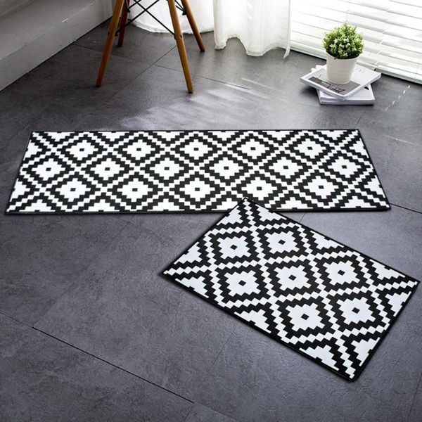 carpets 1pcs creative black and white geometric pattern carpet home kitchen non-slip floor mat decoration rug
carpets 1pcs creative black and white geometric pattern carpet home kitchen non-slip floor mat decoration rug