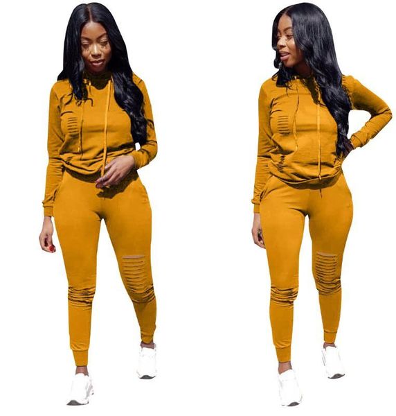 fashion women two piece set solid color hooded pullover sport suits long sleeve shirt +pants casual tracksuit ropa de mujer, Gray
fashion women two piece set solid color hooded pullover sport suits long sleeve shirt +pants casual tracksuit ropa de mujer, Gray