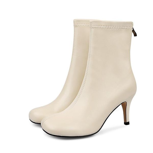 mstacchi women square toe solid zipper motorcycle short boots leisure lady spike heels sewing concise office lady ankle boots, Black
mstacchi women square toe solid zipper motorcycle short boots leisure lady spike heels sewing concise office lady ankle boots, Black