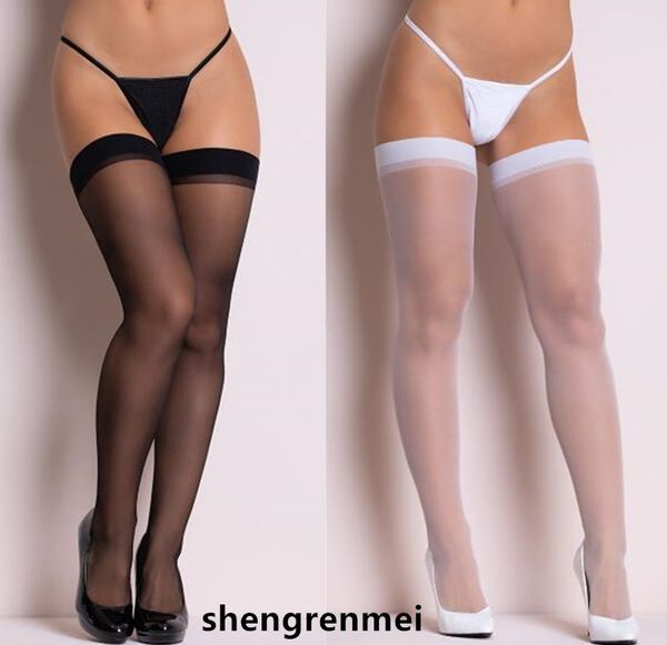 shengrenmei 2019 women rib cuff transparent silk stocking ladies thigh high white stockings medias de mujer, Red;black
shengrenmei 2019 women rib cuff transparent silk stocking ladies thigh high white stockings medias de mujer, Red;black