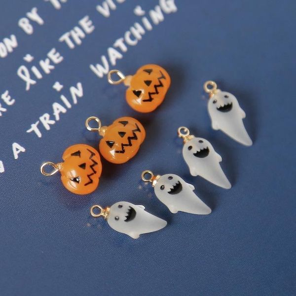 charms 2pcs cute resin small pumpkin ghost halloween earring handmade crafts keychains bracelet pendants for jewelry make, Bronze;silver
charms 2pcs cute resin small pumpkin ghost halloween earring handmade crafts keychains bracelet pendants for jewelry make, Bronze;silver