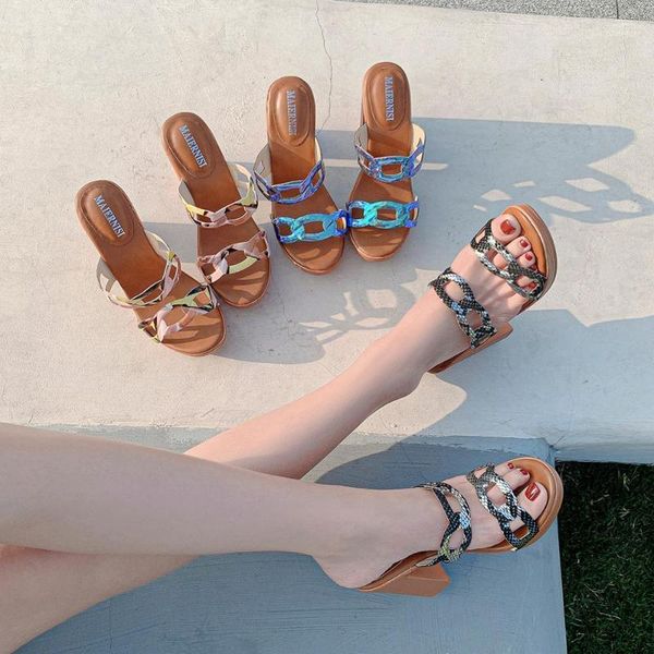 2020 bohemian women slippers summer fashion high heeled 10cm fairy women shoes open toe mules holiday female beach shoes1, Black
2020 bohemian women slippers summer fashion high heeled 10cm fairy women shoes open toe mules holiday female beach shoes1, Black