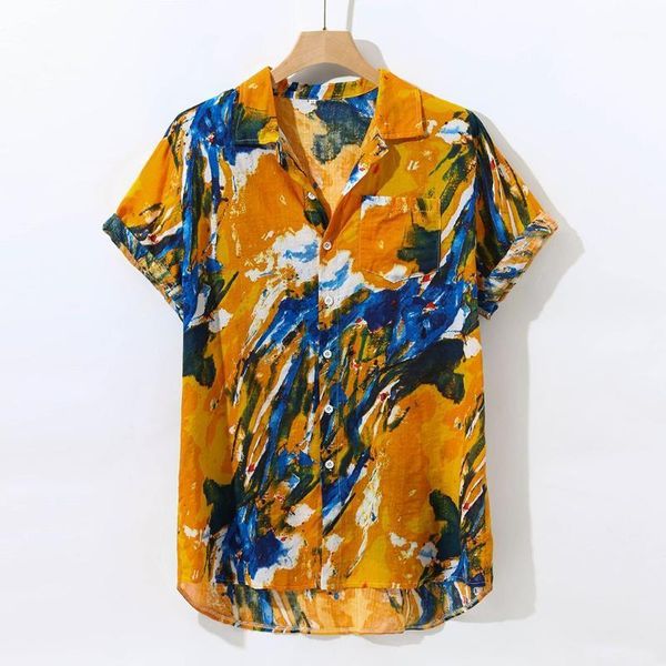 kancoold shirt fashion mens summer printed hawaiian short sleeve loose casual buttons camisa masculina blouse shirts for men jun1, White;black
kancoold shirt fashion mens summer printed hawaiian short sleeve loose casual buttons camisa masculina blouse shirts for men jun1, White;black
