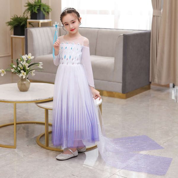 ice and snow wonderland 2020 halloween 2 princs girls' summer performance foreign sle skirt drs hjx5x4s77rdo, Red;yellow