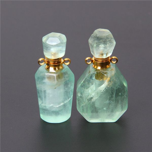 1pc natural green fluorite charm quartz crystal healing stone necklace pendants reiki essential oil diffuser bottle pendant gift q1107, Silver
1pc natural green fluorite charm quartz crystal healing stone necklace pendants reiki essential oil diffuser bottle pendant gift q1107, Silver
