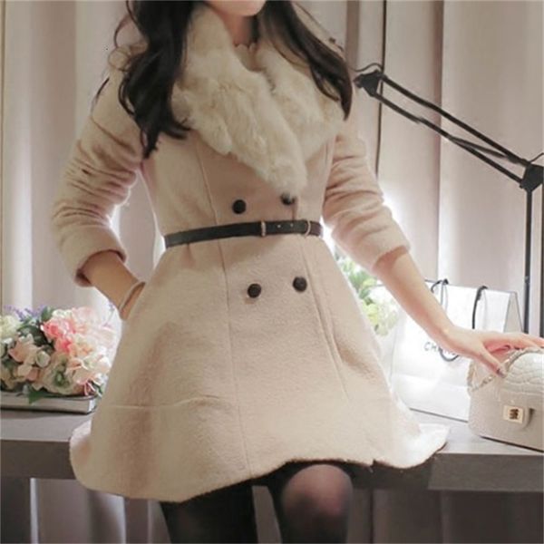 female 2021 new double fox fur dressed in wool korean version of thin coat nip5, Black;brown
female 2021 new double fox fur dressed in wool korean version of thin coat nip5, Black;brown