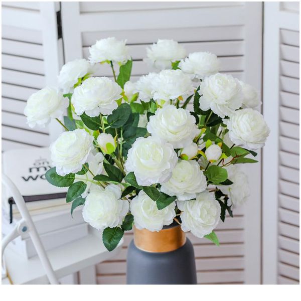 3 heads 1pc peony artificial flower fake flowers bouquet branch pink white for home decor house wedding decoration indoo jllvax
3 heads 1pc peony artificial flower fake flowers bouquet branch pink white for home decor house wedding decoration indoo jllvax