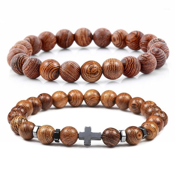 classic 8mm wooden beads bracelet men charm cross buddha head chakra natural stone braslets for women friend yoga prayer jewelry1, Black
classic 8mm wooden beads bracelet men charm cross buddha head chakra natural stone braslets for women friend yoga prayer jewelry1, Black