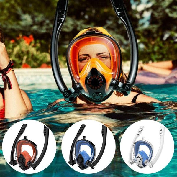 2021 new swimming anti fog full face snorkeling mask double breath tube diving snorkel mask underwater scuba diving
2021 new swimming anti fog full face snorkeling mask double breath tube diving snorkel mask underwater scuba diving