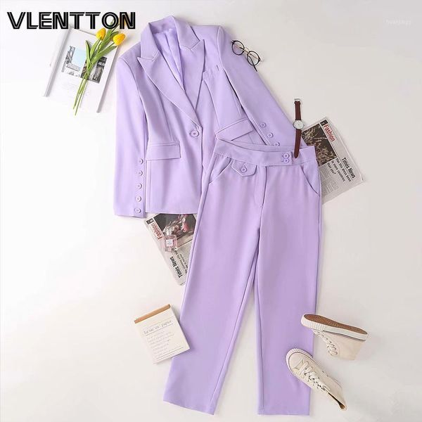 spring autumn women vintage purple two piece set office lady blazer jacket coat+high waist pants suits female trousers1, White
spring autumn women vintage purple two piece set office lady blazer jacket coat+high waist pants suits female trousers1, White
