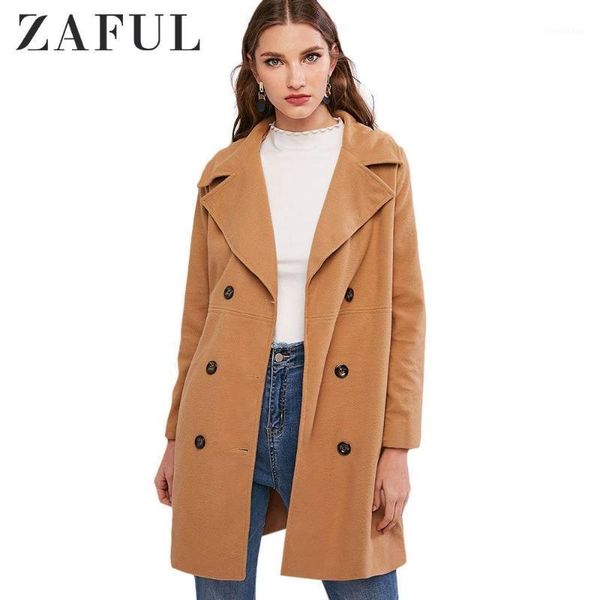zaful longline pocket peacoat solid lapel collar wool blend coat wide-waisted double breasted front pocket x-long coats women1, Black
zaful longline pocket peacoat solid lapel collar wool blend coat wide-waisted double breasted front pocket x-long coats women1, Black