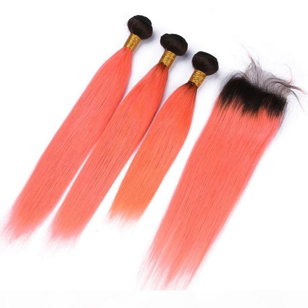 #1b orange ombre virgin indian human hair weave bundles with 4x4 lace closure ombre orange 3 bundle deals silky straight with closure, Black;brown
#1b orange ombre virgin indian human hair weave bundles with 4x4 lace closure ombre orange 3 bundle deals silky straight with closure, Black;brown