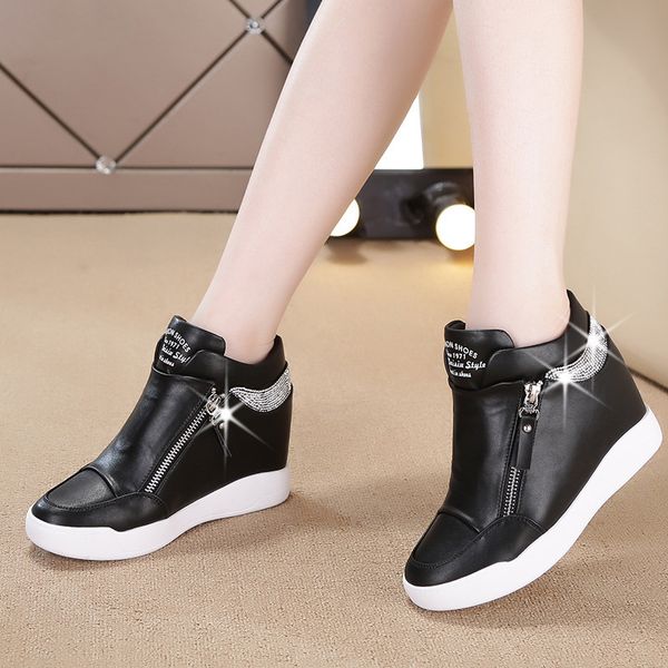 summer small heels white sports children's casual platform new high-shoes women zapatos de mujer, Black;red
summer small heels white sports children's casual platform new high-shoes women zapatos de mujer, Black;red