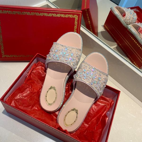 2020 new simple leather flat bottom slipper, diamond slipper, women's summer thick bottom, versatile fashion cool drag, Black
2020 new simple leather flat bottom slipper, diamond slipper, women's summer thick bottom, versatile fashion cool drag, Black