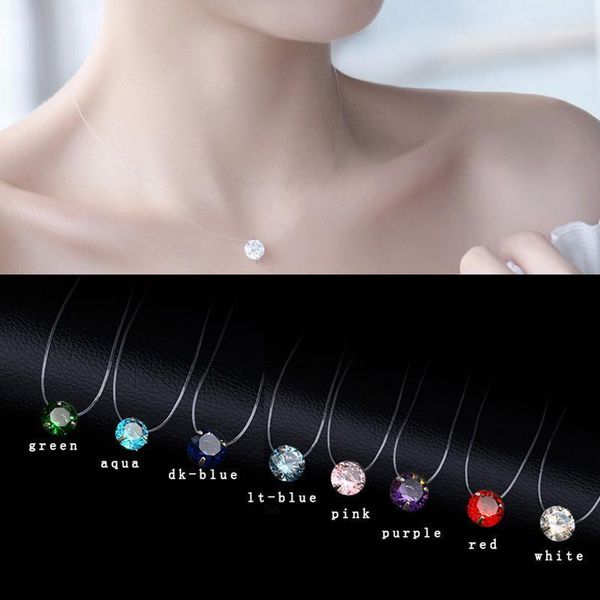 chokers 1piece 3 collar choker necklace invisible transparent fishing line crystal silver color pendant for women1, Golden;silver
chokers 1piece 3 collar choker necklace invisible transparent fishing line crystal silver color pendant for women1, Golden;silver
