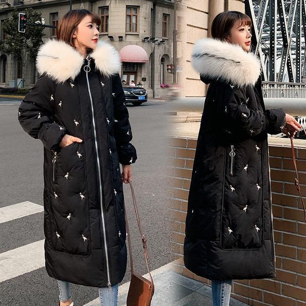 women warm wool hooded long coat ladies windproof fur hooded thicken pocket coats animal parka padded jackets winter1, Black
women warm wool hooded long coat ladies windproof fur hooded thicken pocket coats animal parka padded jackets winter1, Black