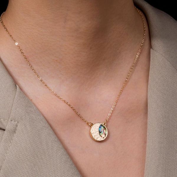 hollow moon stars natural colored abalone shell pendant necklace for women creative new fashion personality circular jewelry, Silver
hollow moon stars natural colored abalone shell pendant necklace for women creative new fashion personality circular jewelry, Silver
